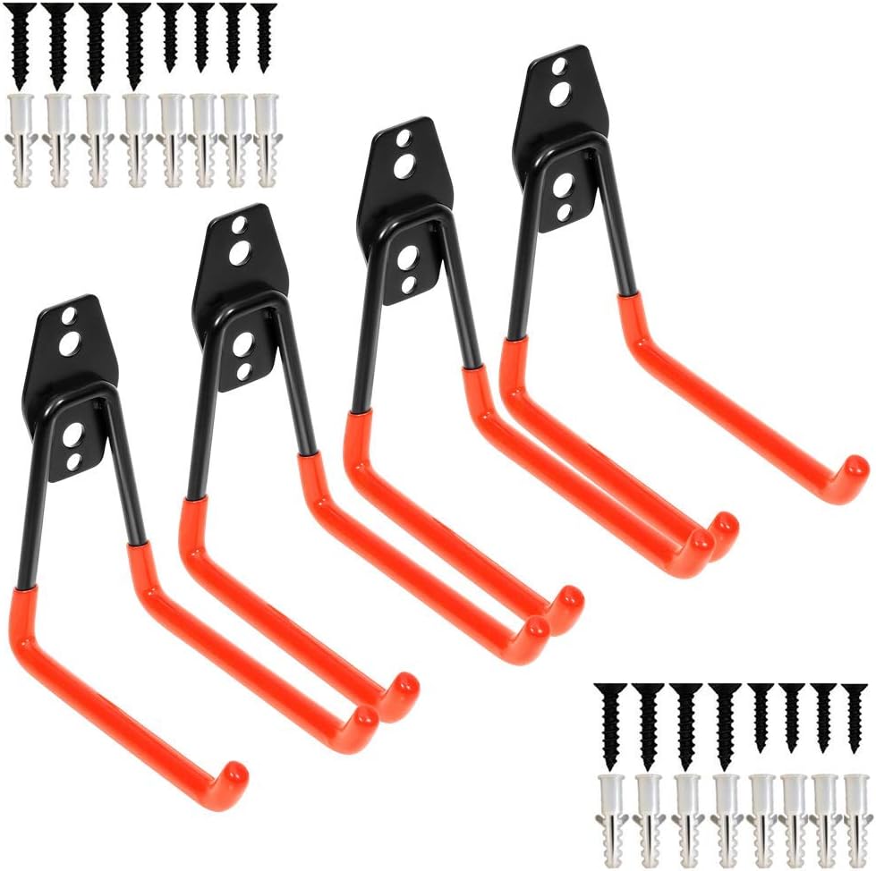 Storage Double Hooks Garage Space Saver Organizer Utility Hanger,Rack 