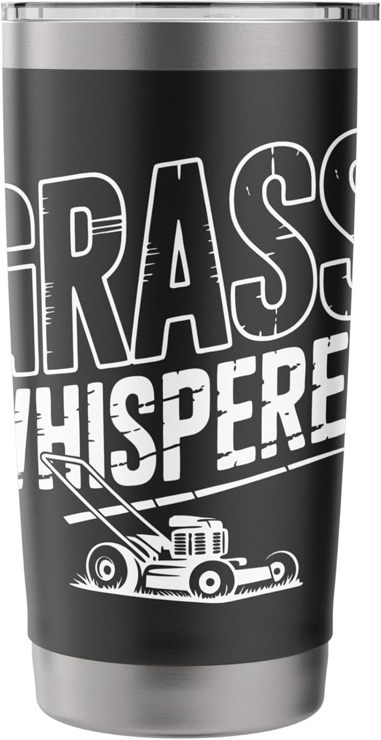 Lawn Mover Lawn Care Mowing Yard Stainless Steel Insulated Tumbler