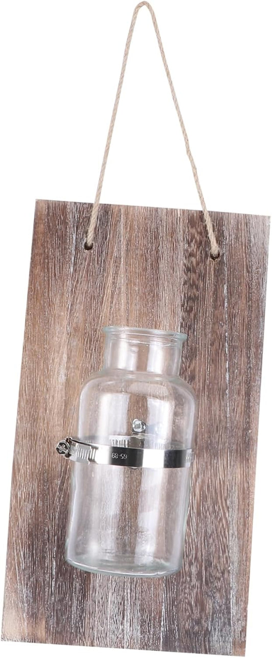 PRETYZOOM Creative Wall Vase Handcrafted Hanging Planter for Home Deco