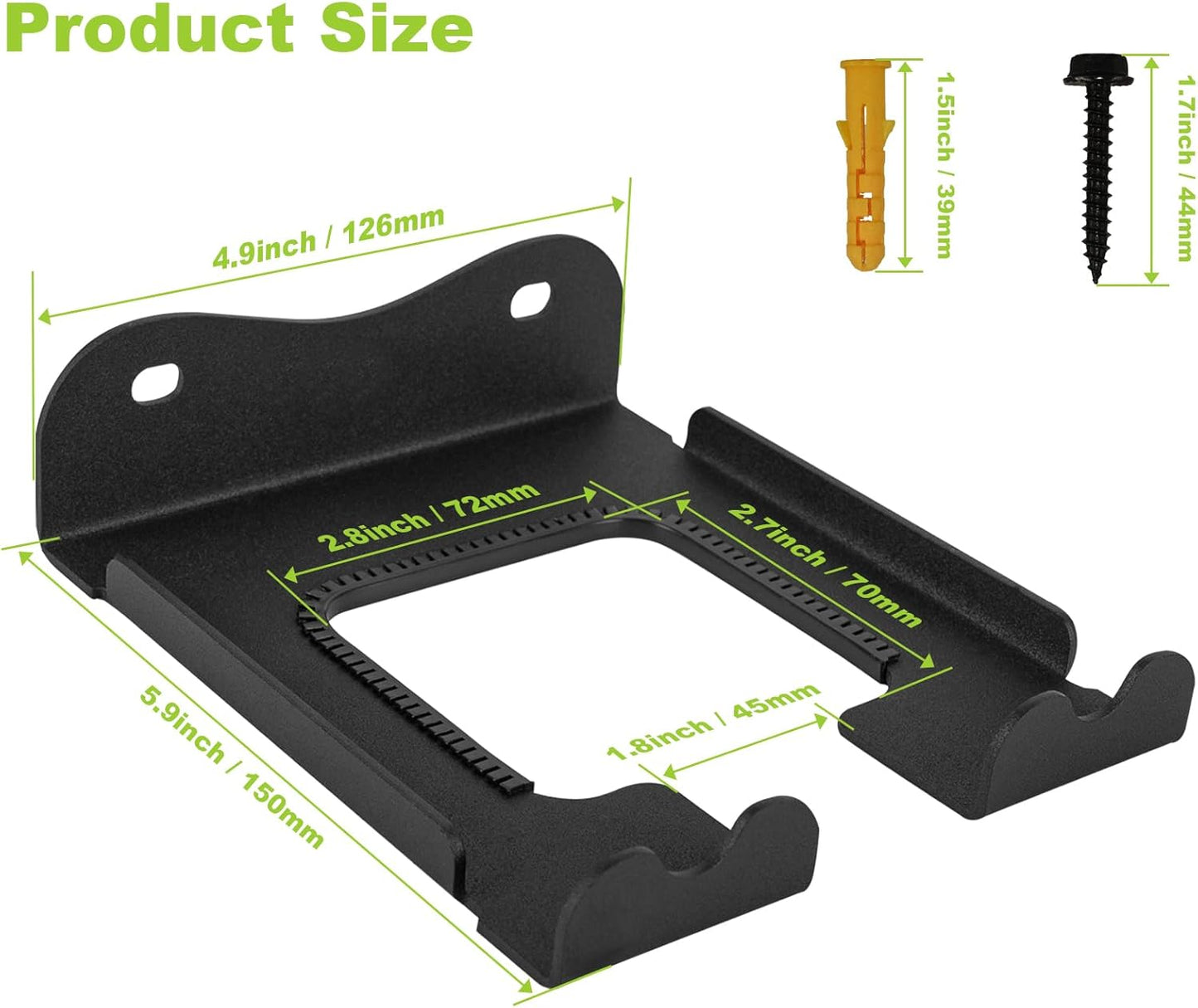 Garage Organizer Trimmer Rack,Garden Power Tool Hanger Weed Whackers Holder Wall Mounted for Grass Trimmer, Hedge Trimmer, Garage Trimmer,Garage Organization Storage Shed Organizer