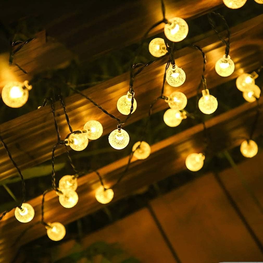 Solar Christmas Lights String Lights Fairy String Lights for Garden Room Patio Party Christmas Decorations (Colour: 4, Size: 12m/39ft) (1 7m/23ft)