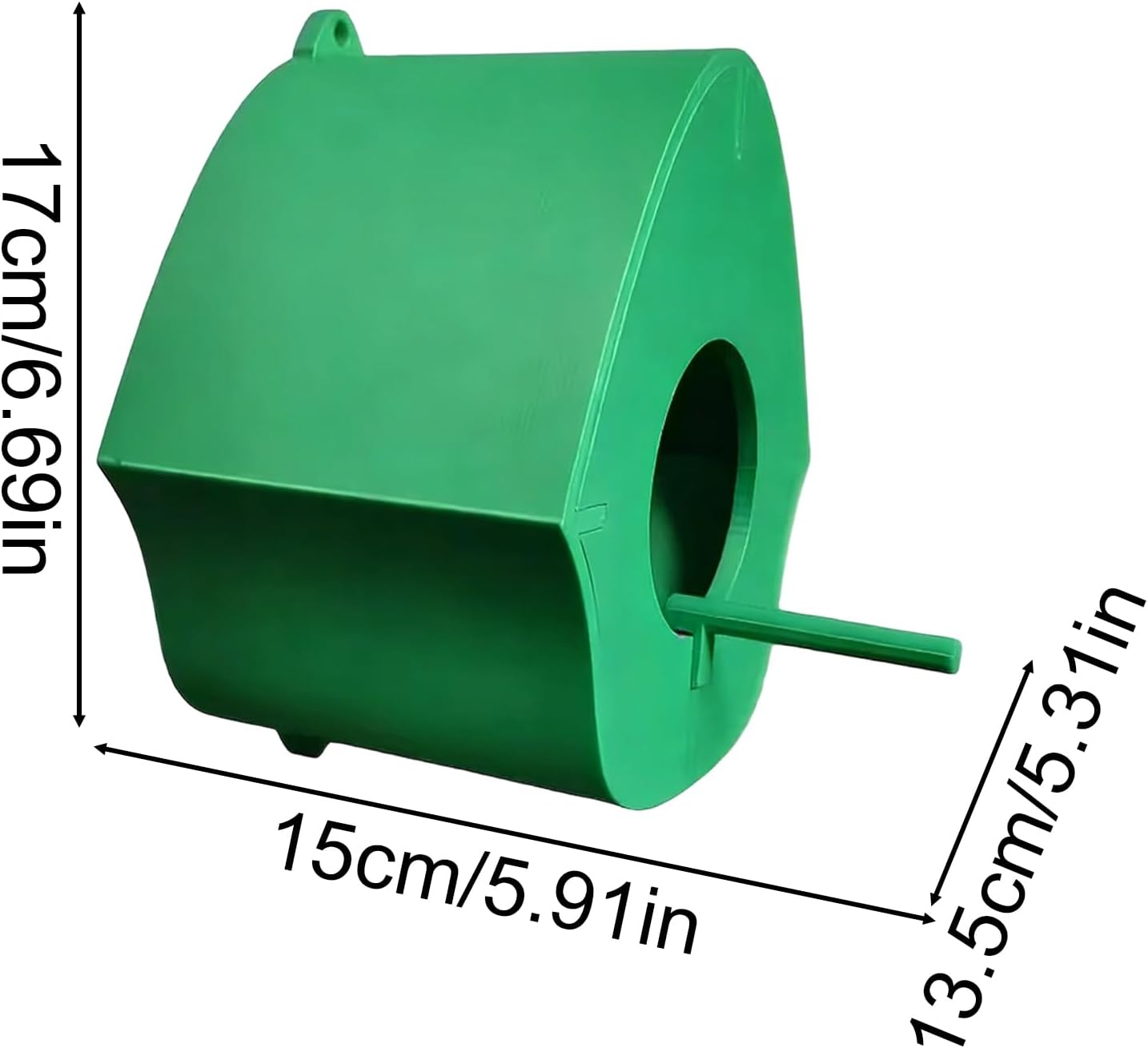 Outdoor Bird Feeder - Green Hangable Rainproof,Outdoor Bird Feeder Foo