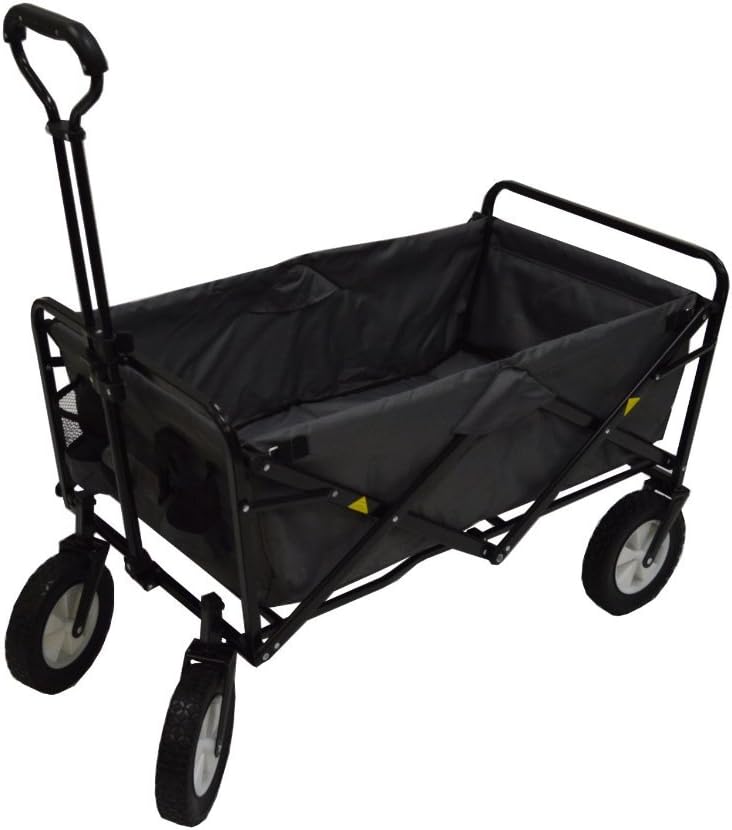 Mac Sports Mac Wagon (WTC-118) Pink & MacSports Collapsible Folding Outdoor Utility Wagon, Black