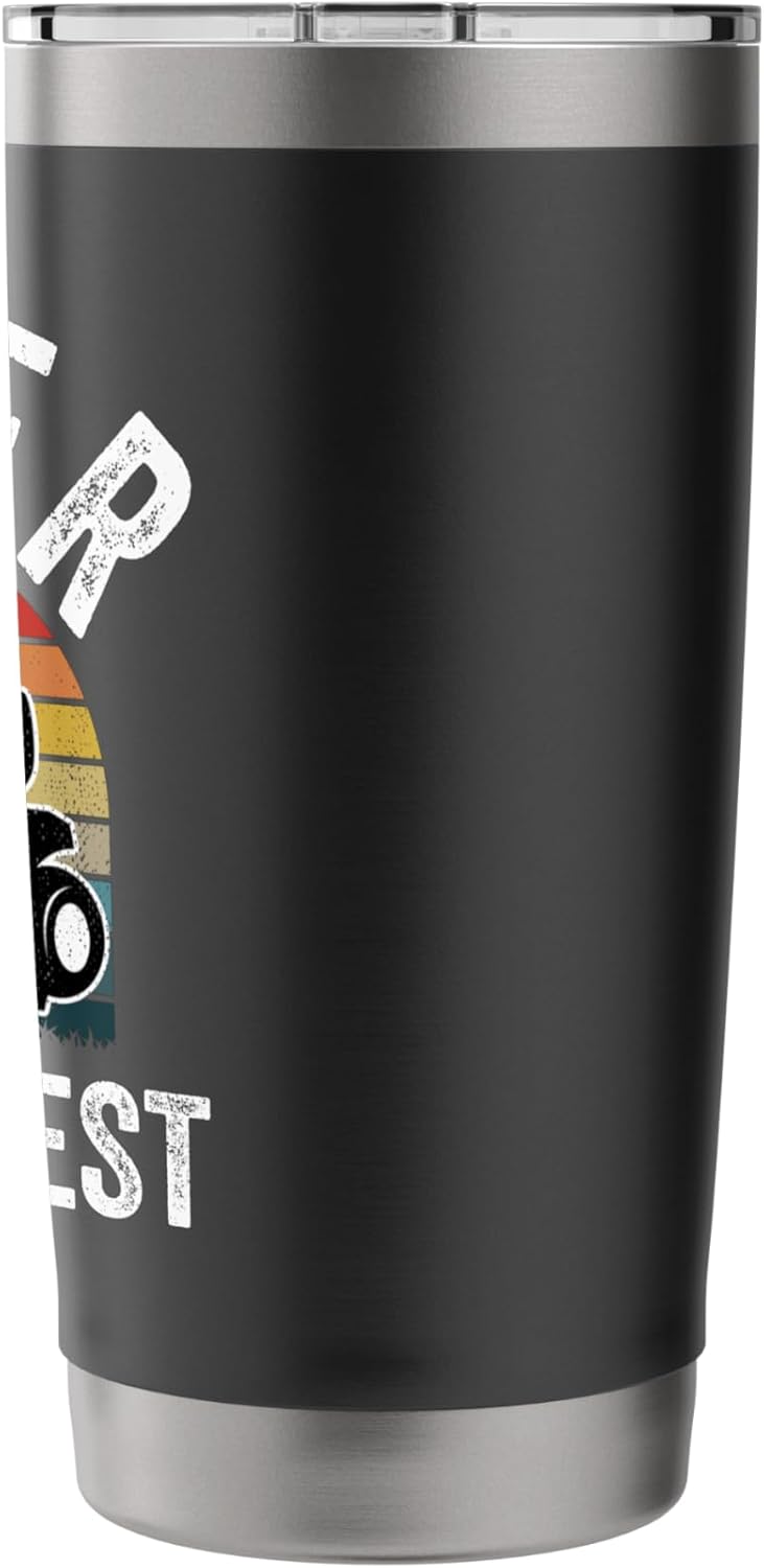 Fader Mows Best Funny Gardener Lawn Care Father's Day Stainless Steel Insulated Tumbler