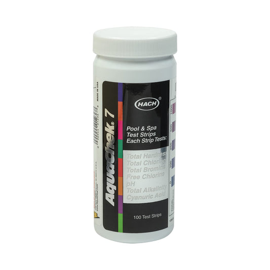AquaChek 7-Way Pool and Spa Test Strips - Silver Pool Test Strips For 