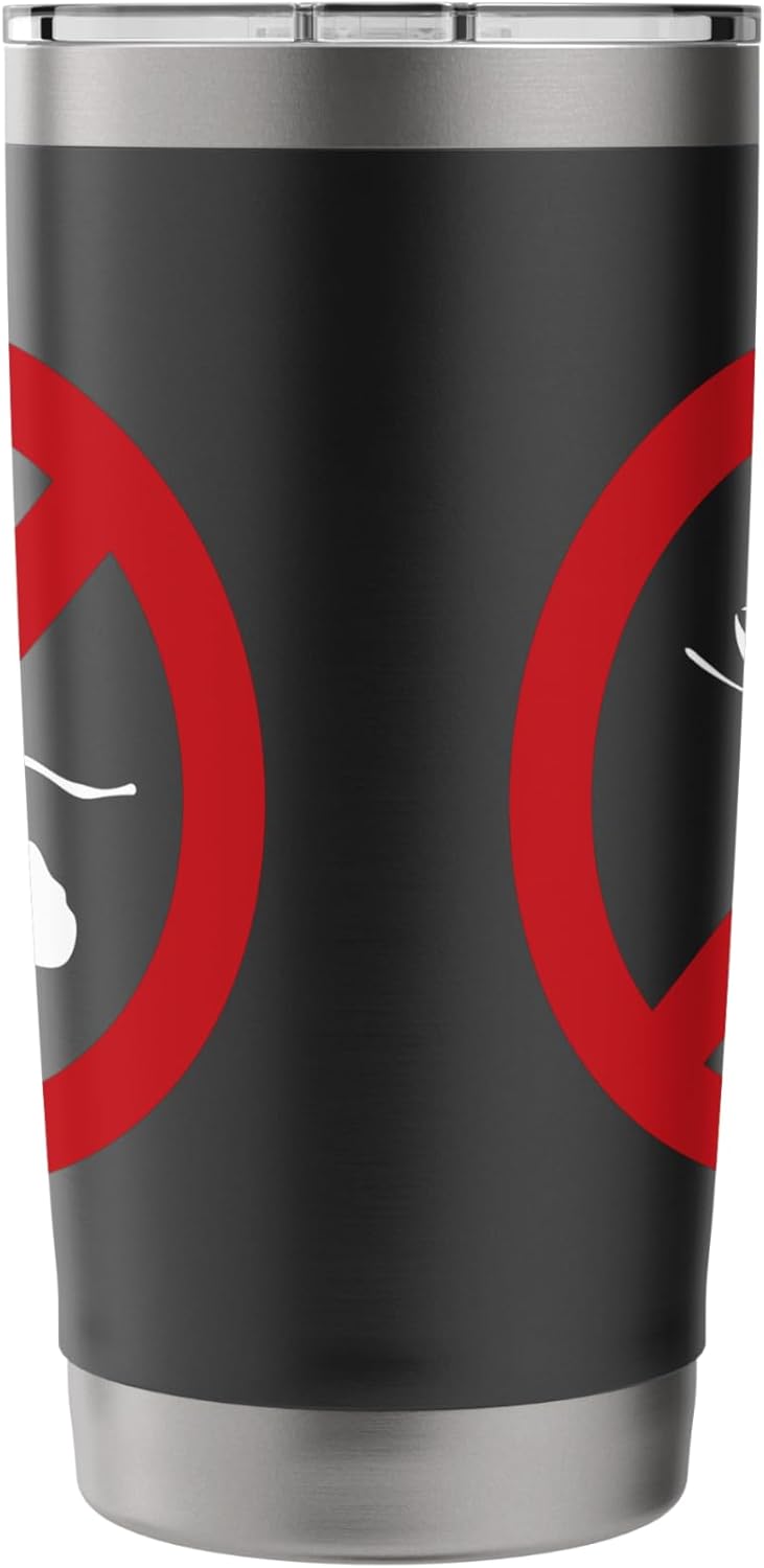 Pest Control Earwig Sign Gag Halloween Gift No Bugs Allowed Stainless Steel Insulated Tumbler