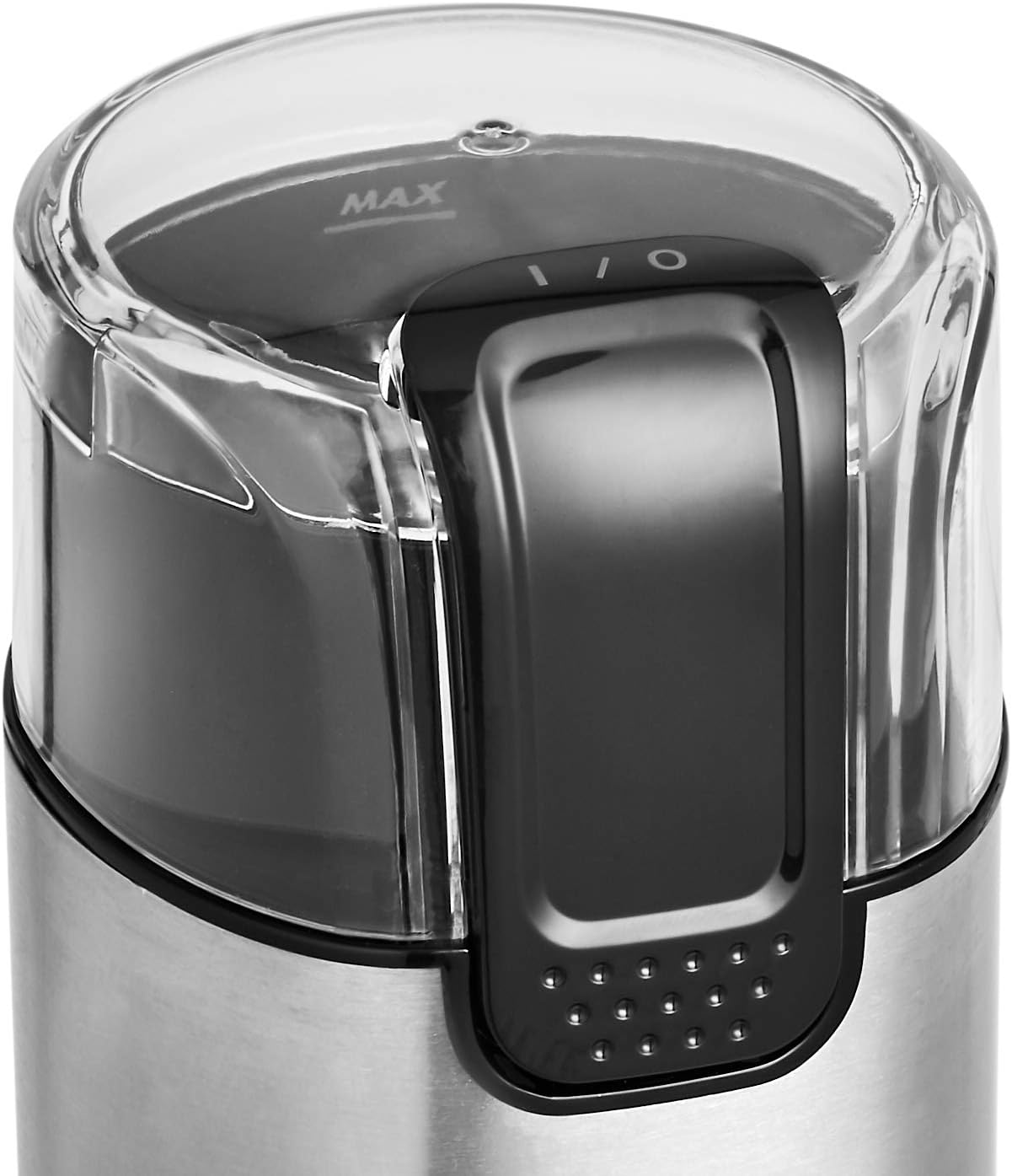 Amazon Basics Fast Electric Coffee Grinder for Home Use, Easy to Use Coffee Bean and Spice Grinder with Heavy-Duty Stainless Steel Grind Blades