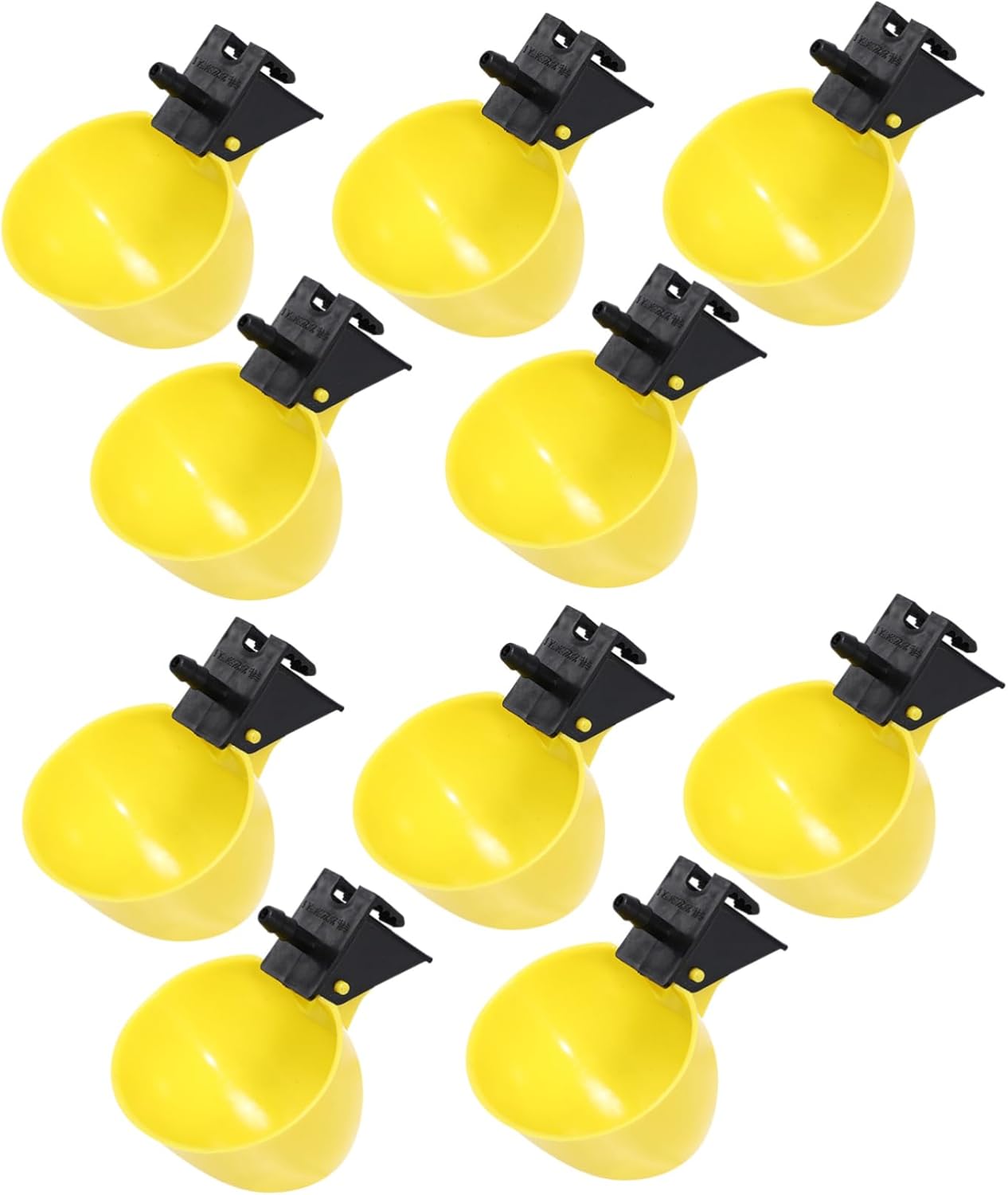 Milisten 10pcs Automatic Pigeon Water Feeders Drinking Bowls for Quail