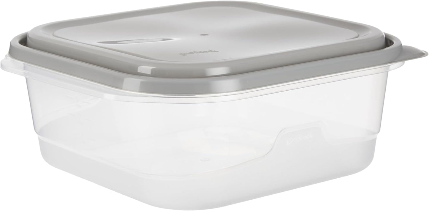 GoodCook EveryWare Extra Large Square Food Storage Container, 2 Pack, 