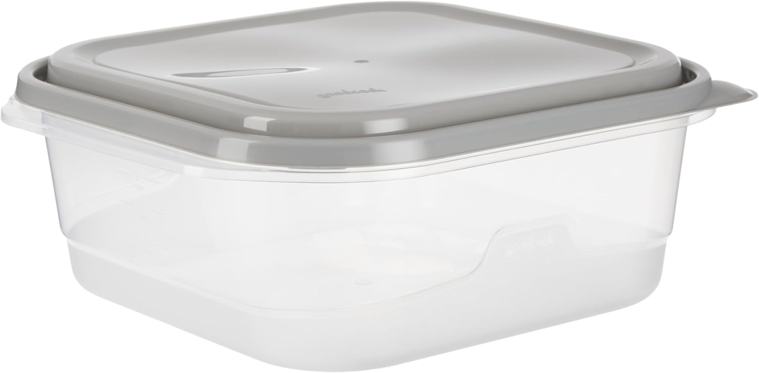 GoodCook EveryWare Extra Large Square Food Storage Container, 2 Pack, 
