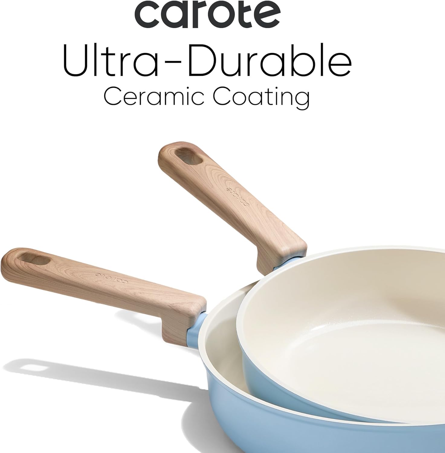 CAROTE 24pcs Ceramic Cookware Set, Pots and Pans Non Stick Kitchen Coo