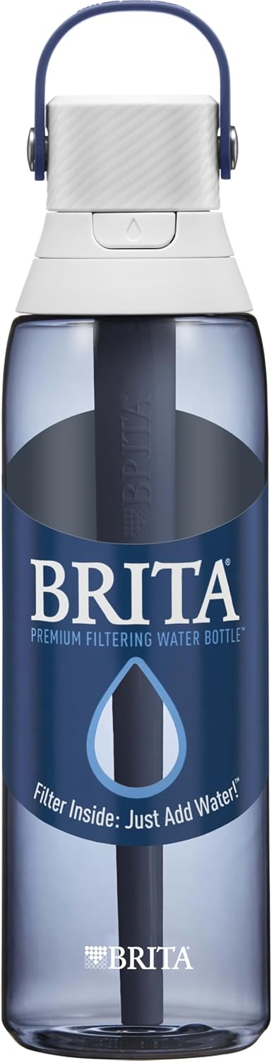 Brita 36386 Premium Water Filter Bottles, 26oz, Night Sky