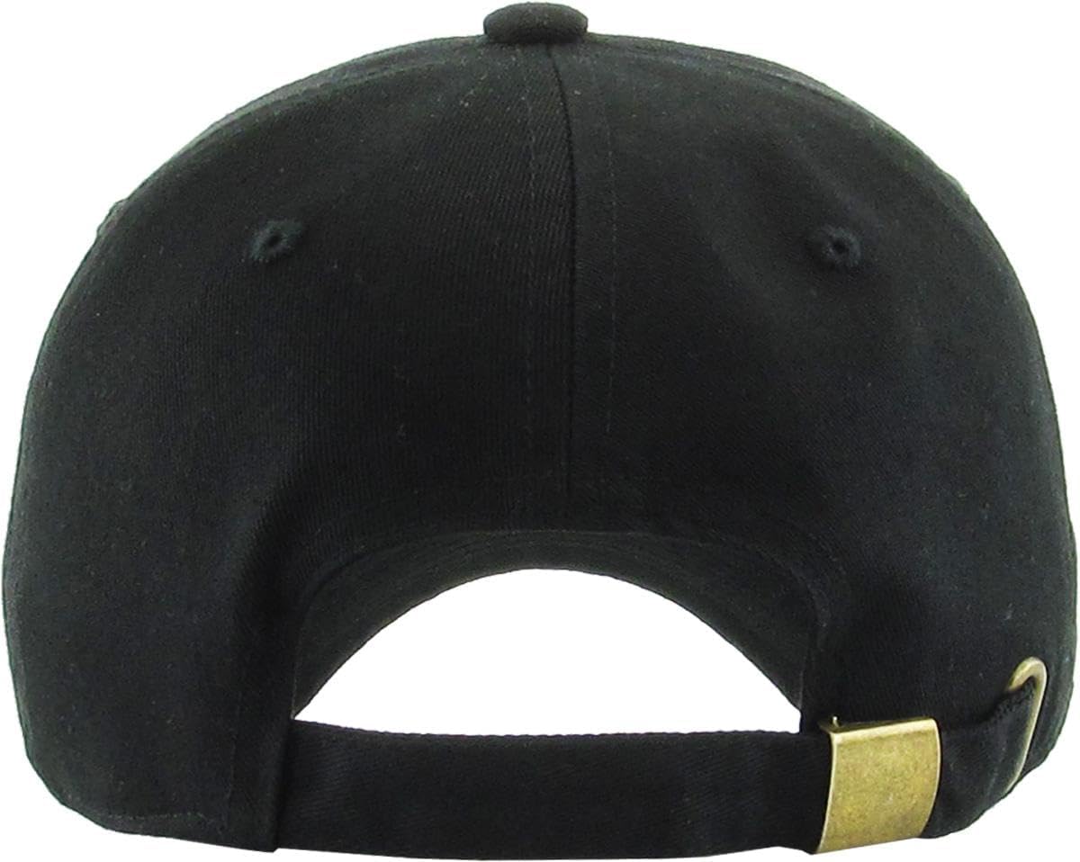 KBETHOS Classic Unisex Cotton Adjustable Low Crown Baseball Cap – Plai