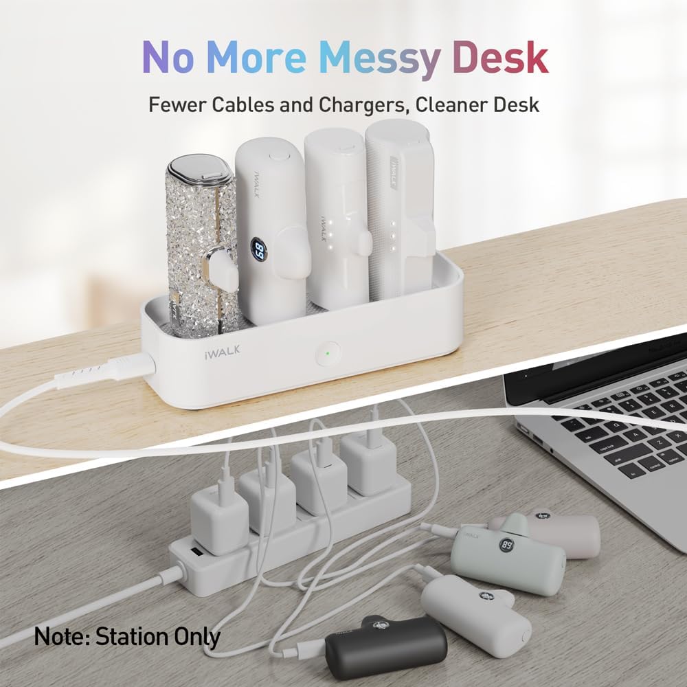 iWALK Charger Station for Portable Charger 4500mAh, 4800mAh, 5000mAh P
