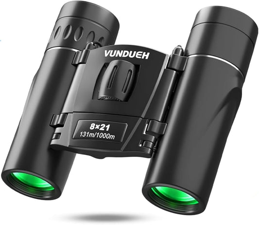 Mini Compact Binoculars for Adults and Kids - Waterproof High Powered 
