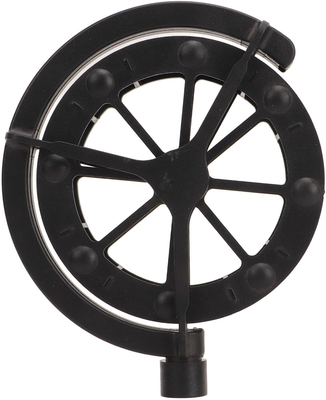 Pilipane Solar Fountain Pump with LED Color Light Solar Powered Bird Bath Fountain 8 Nozzles Windmill for Outdoors Garden ABS PC Material 165x165x128.5mm