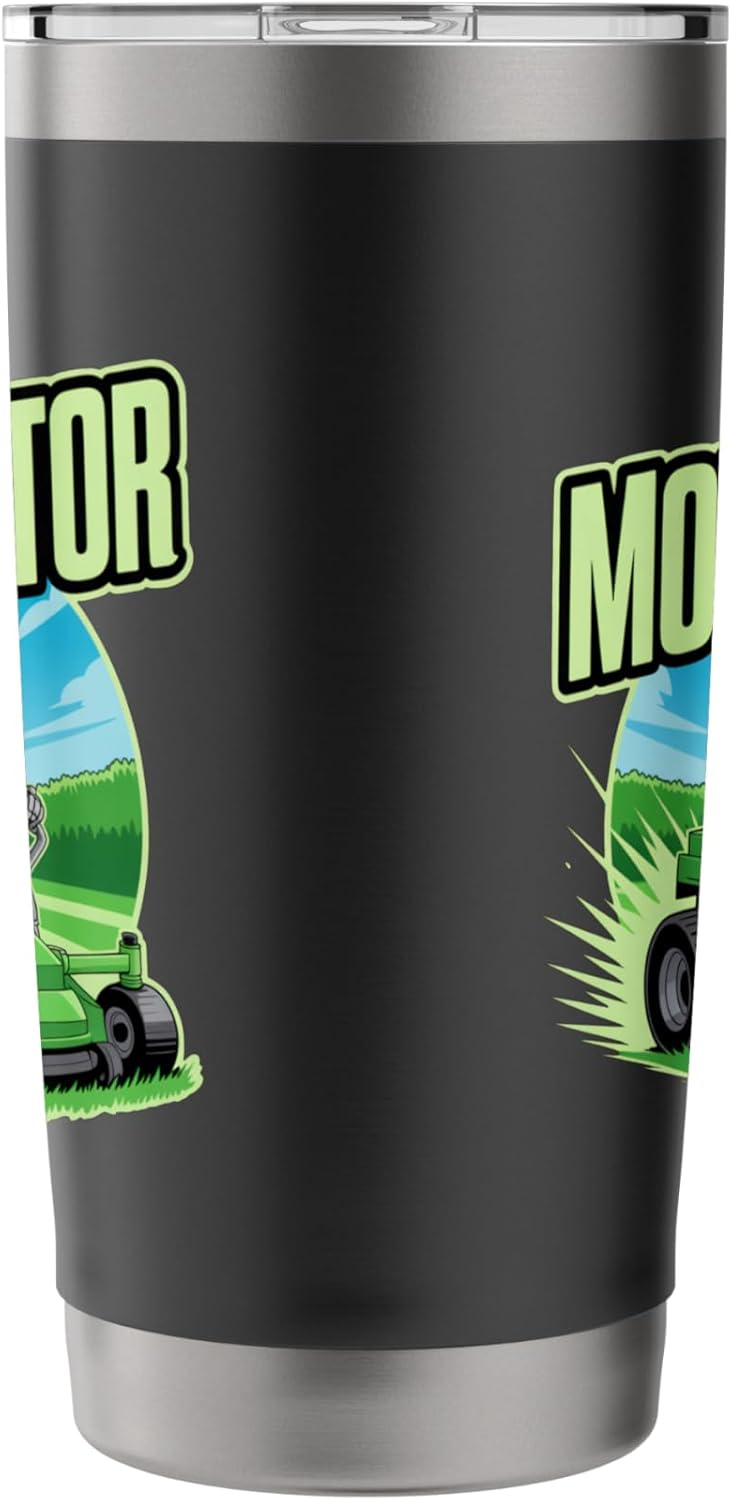 The MOWtivator/Zero-turn Funny Lawn care. Stainless Steel Insulated Tumbler