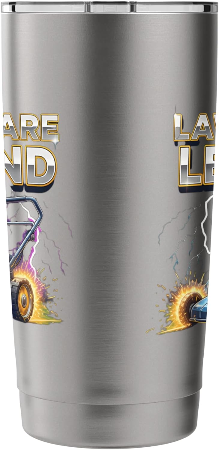 Lawn Care Legend Enthusiast Mowing Power Vintage Retro Stainless Steel Insulated Tumbler