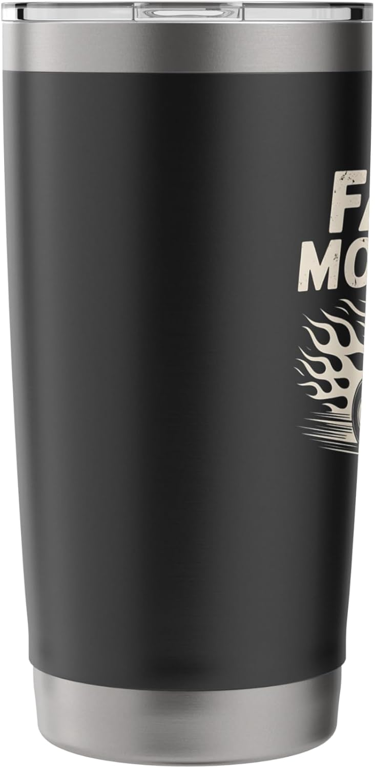 Father Mows Best Zero-Turn Mower, Funny Lawn Dad Joke Stainless Steel Insulated Tumbler