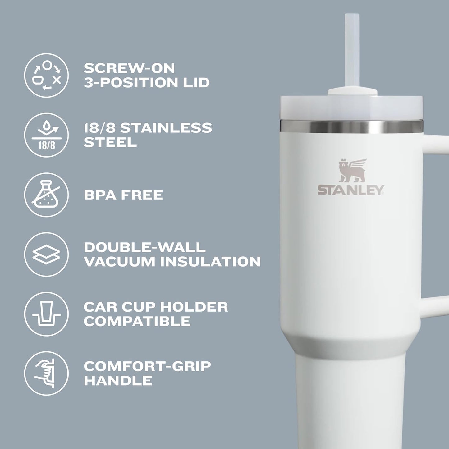 STANLEY Quencher H2.0 FlowState Stainless Steel
