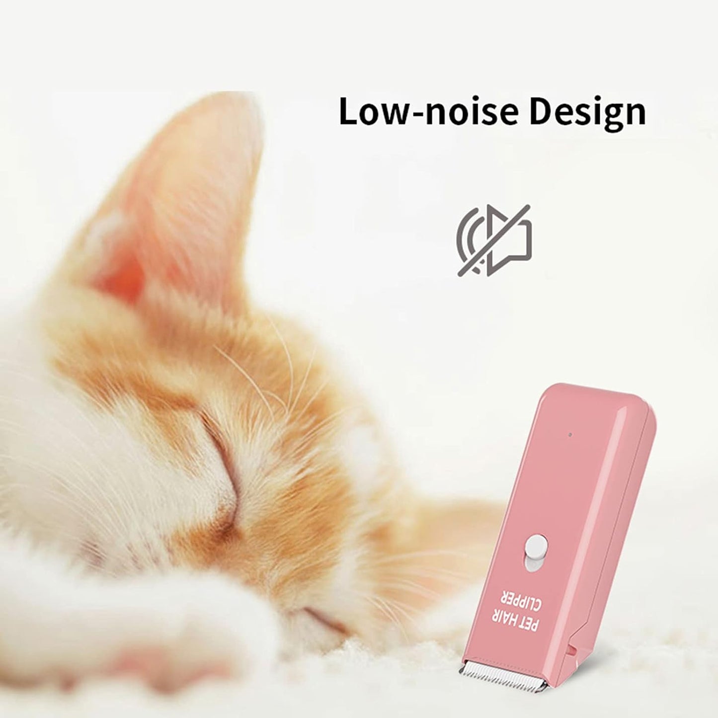 Dog Cat Home Hair Waterproof Clipper Portable Electric USB Rechargeabl