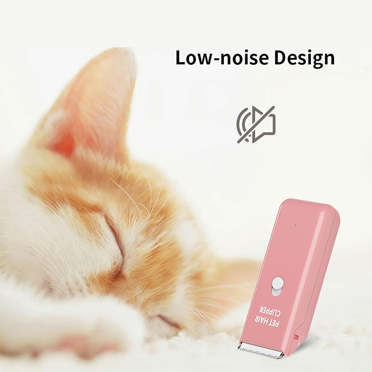 Dog Cat Home Hair Waterproof Clipper Portable Electric USB Rechargeabl