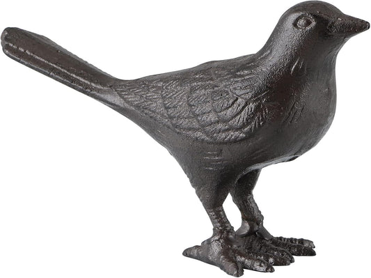 MOLIGOU Cast Iron Bird Figurine, Bird Statues Home Decor, Decorative D