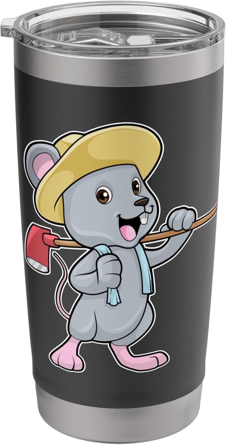 Mouse Farmer Garden tool Farm Stainless Steel Insulated Tumbler