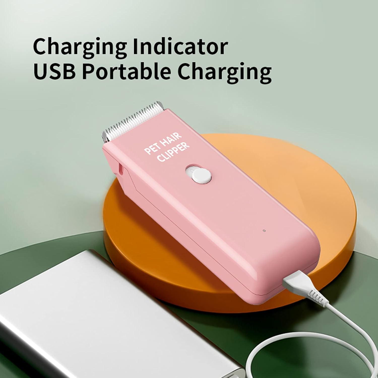 Dog Cat Home Hair Waterproof Clipper Portable Electric USB Rechargeabl