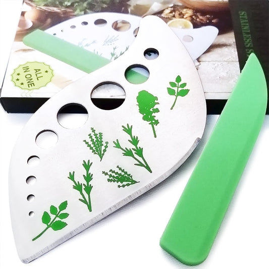 Herb Stripper Tool Leaf Stripper 9 Holes Herb Zip Tool Herb Chopper 2 