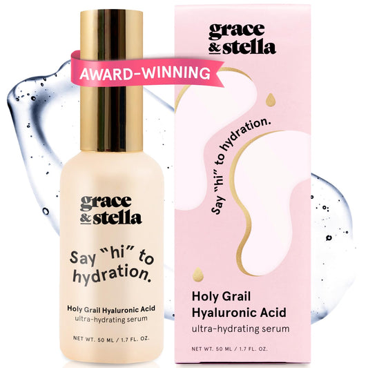 grace & stella Award Winning Hyaluronic Acid Serum (50ml/1.7 fl oz) Hy