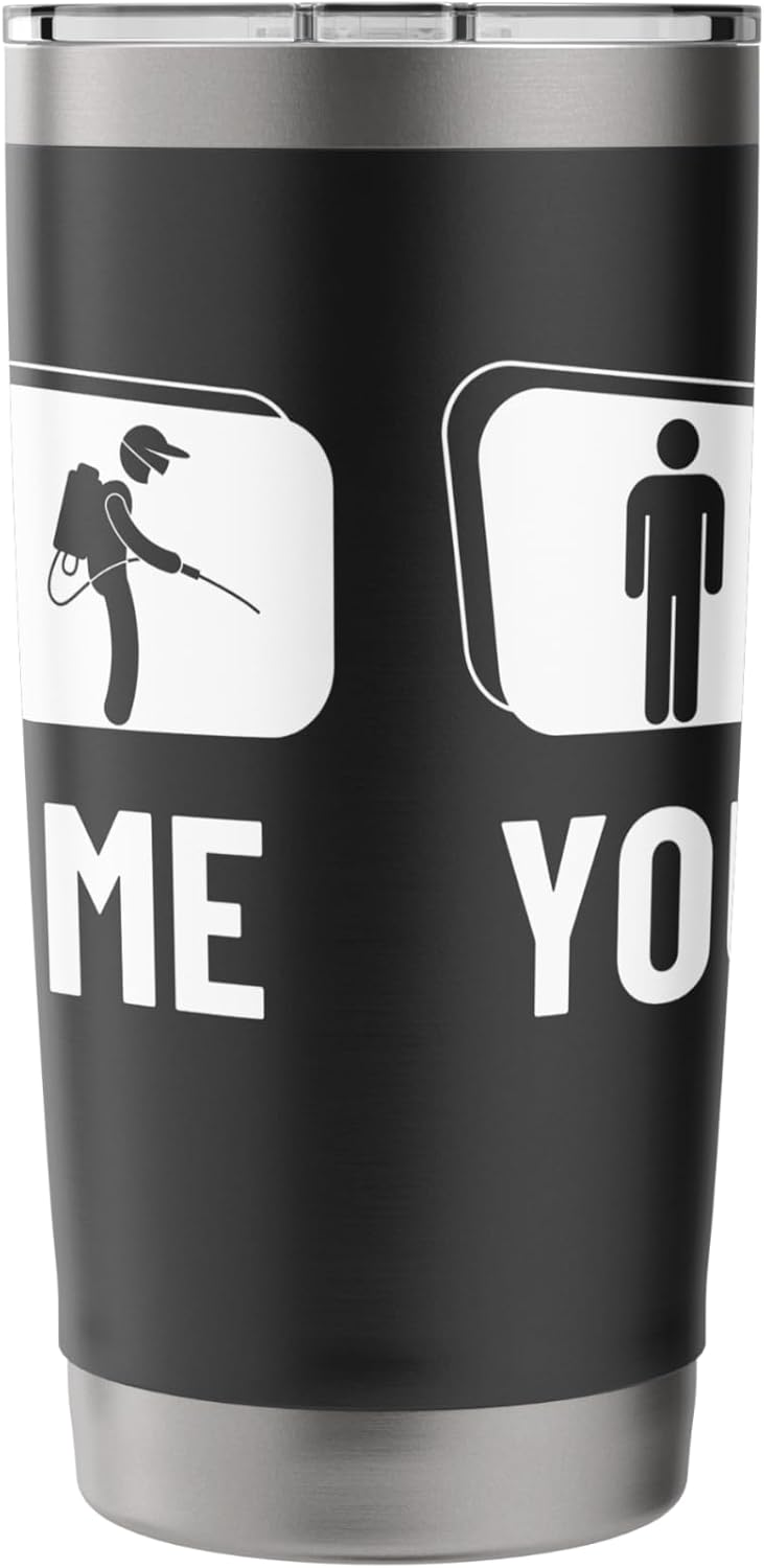 Pest Control Proud Funny Men Exterminator Stainless Steel Insulated Tumbler