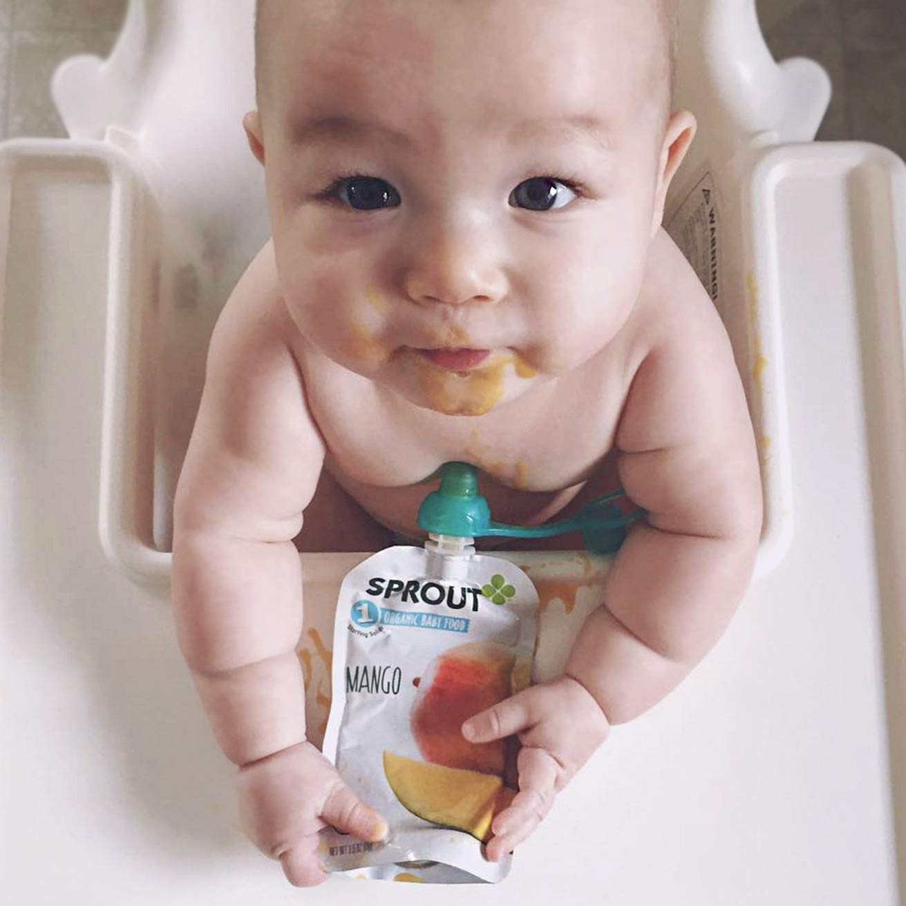 ChooMee SoftSip Food Pouch Top | Baby Led Weaning | No Spill Flow Cont