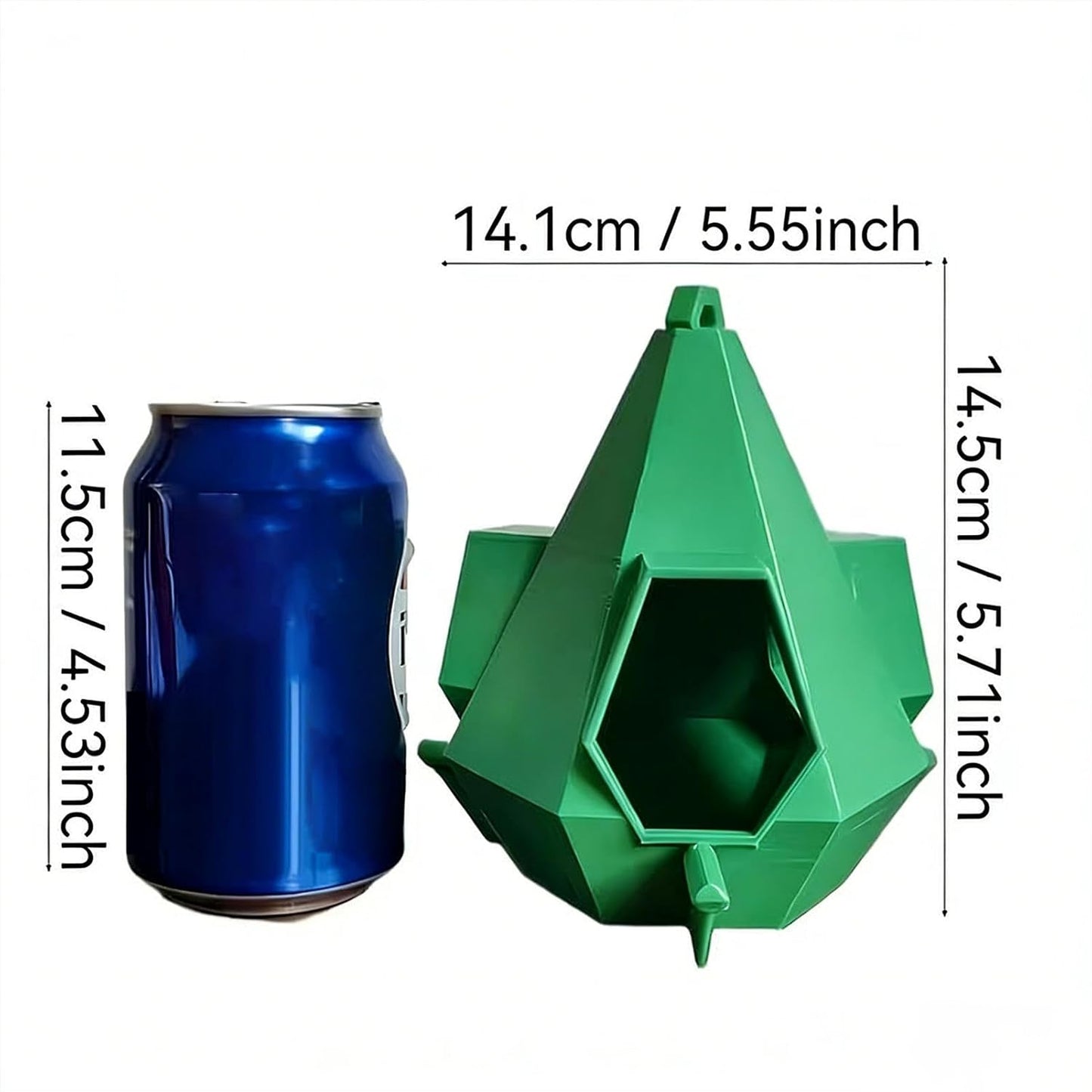 Bird Feeder - Decorative Hangable Nest Shelter, Hummingbird Feeder for Yard Viewing, Garden Avian Sanctuary, Shatterproof ABS with Wide-Mouth Port, Wildlife Observation Station for Feeding