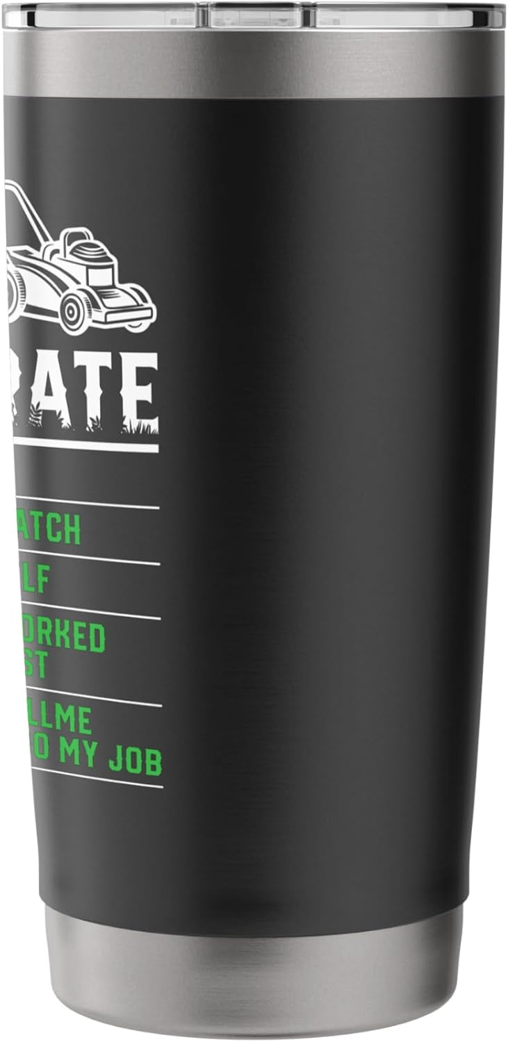 Lawn Care Hourly Rate Stainless Steel Insulated Tumbler