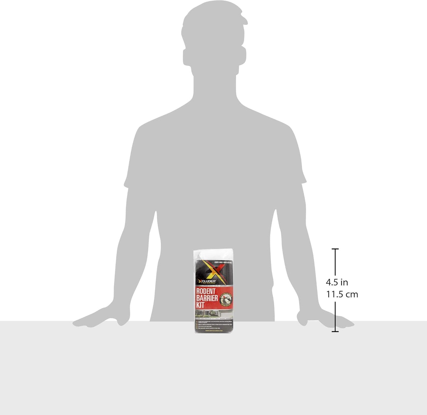 Xcluder Rodent Control Fill Fabric, Large DIY Kit with Inspection and 