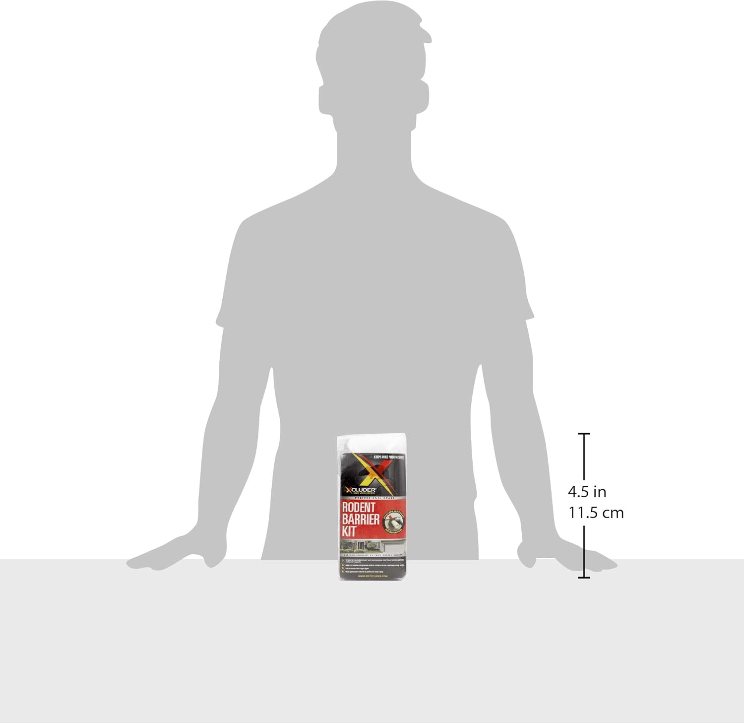 Xcluder Rodent Control Fill Fabric, Large DIY Kit with Inspection and 
