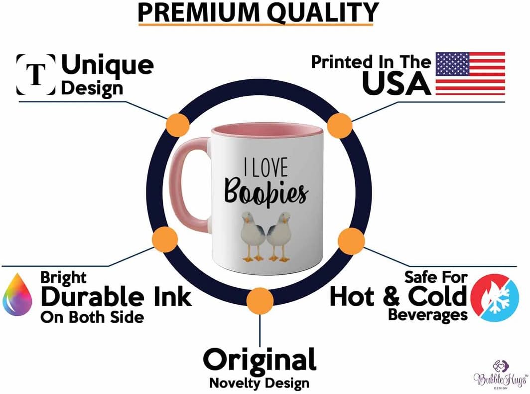 Bird Lover Two Tone Pink Edition 11oz - Love Boobies - Hummingbird Nes