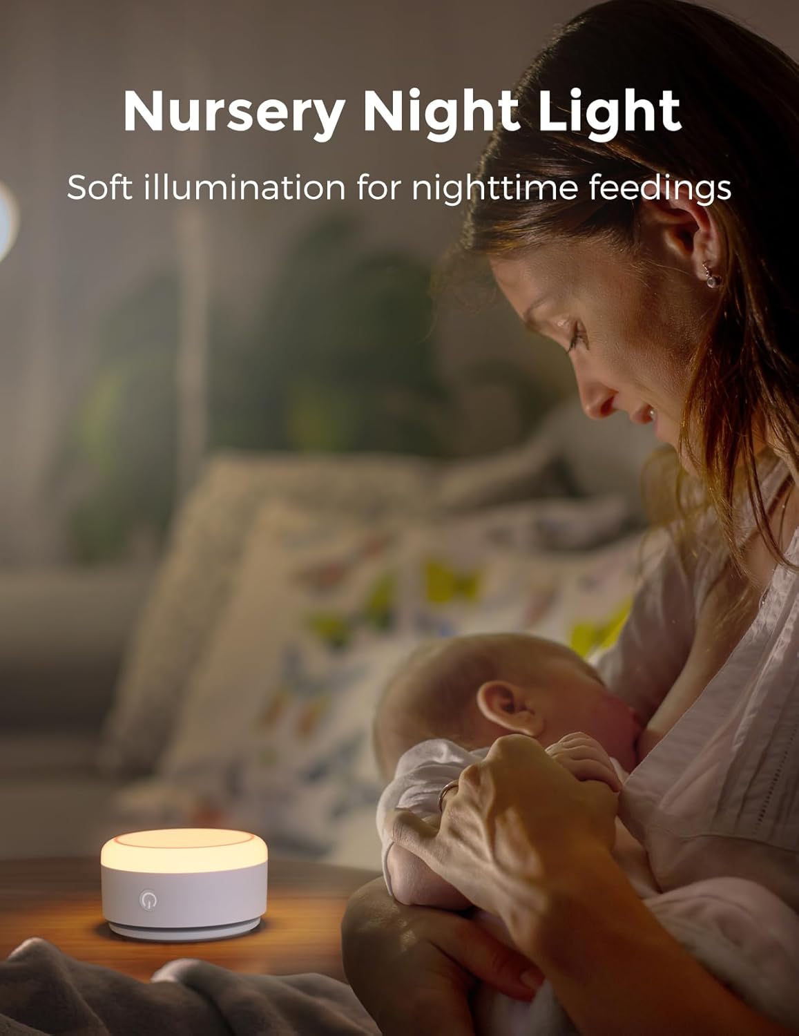 Momcozy Sound Machine for Baby-20 Soothing Sounds & Touch Warm Light P