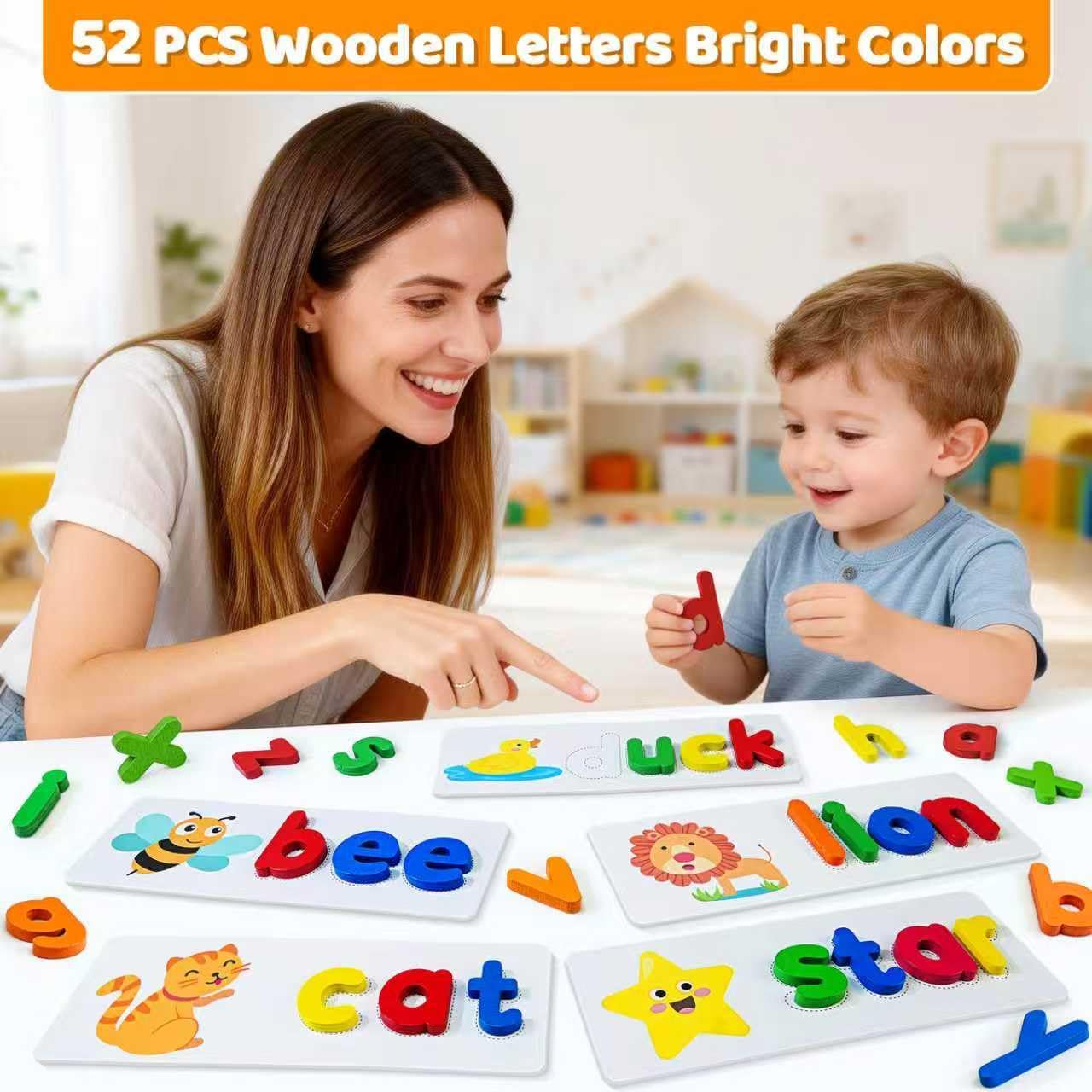 BEESTECH Alphabet ABC Learning Educational Toys for 3 4 5 Years Old Bo