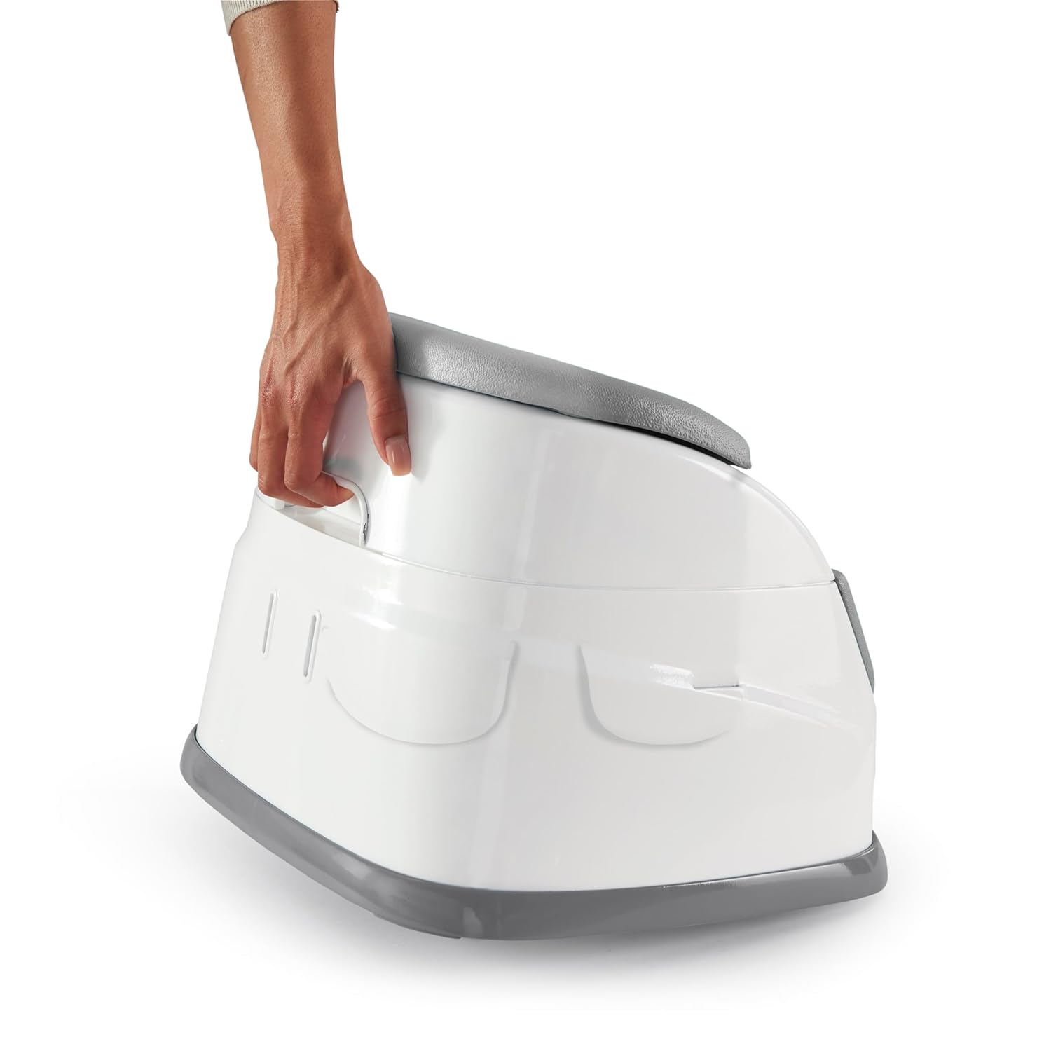 Ingenuity Baby Base 2-in-1 Booster Feeding and Floor Seat with Self-St