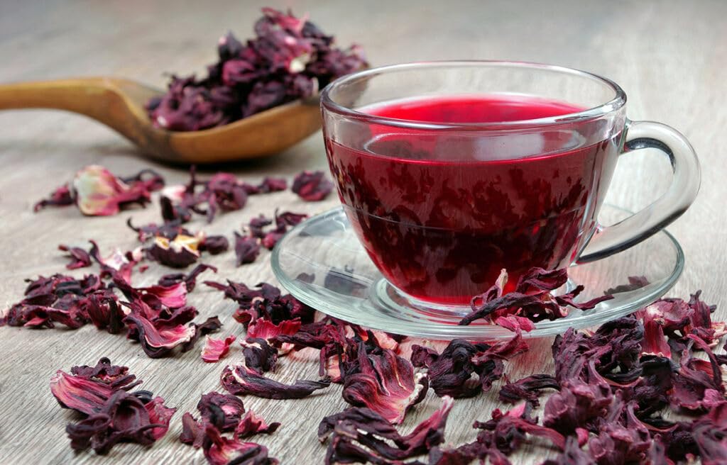 Organic Hibiscus Flowers - 1 lb (16oz) - Herbal Tea - 100% Certified O
