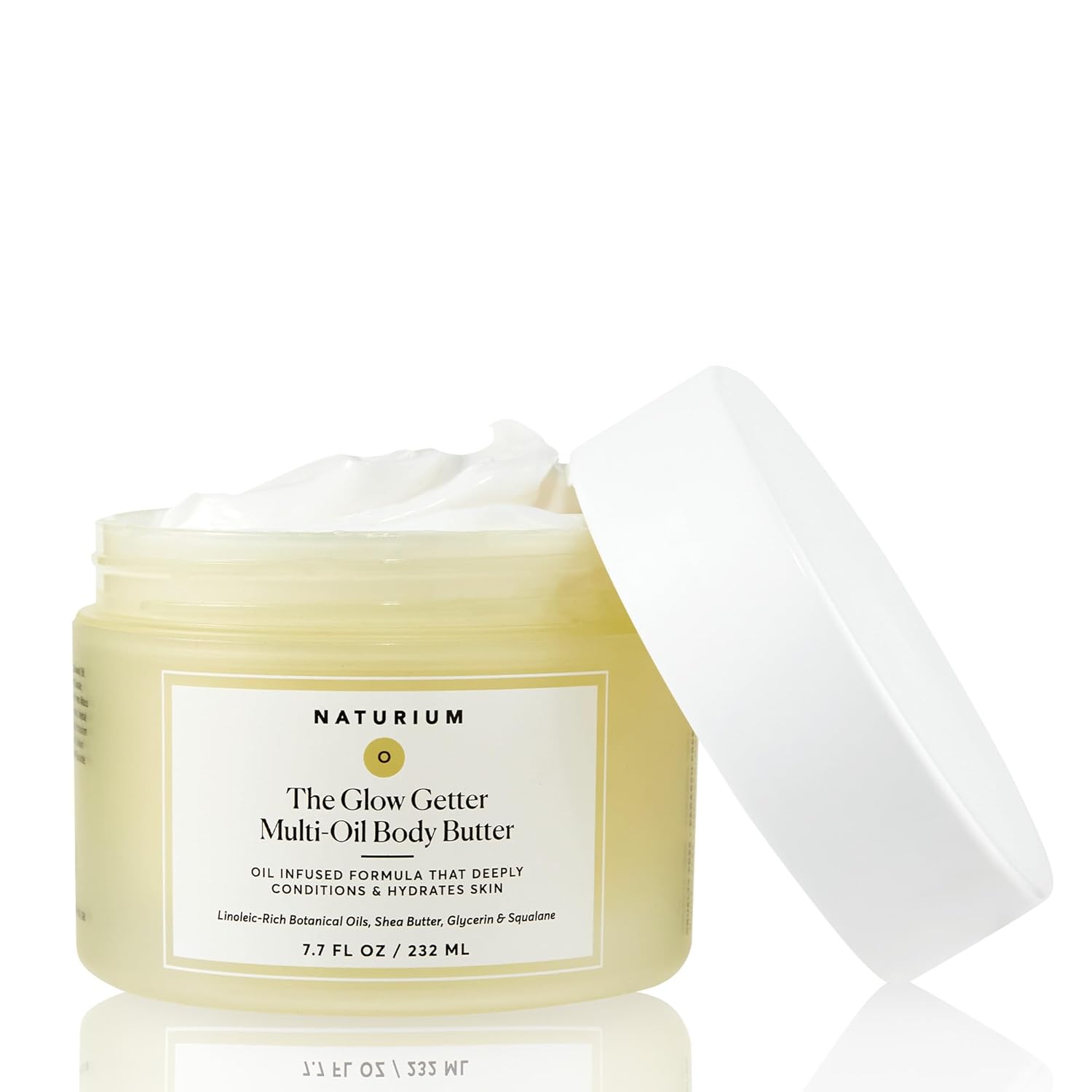 Naturium The Glow Getter Whipped Multi-Oil Body Butter, Firming Cream 