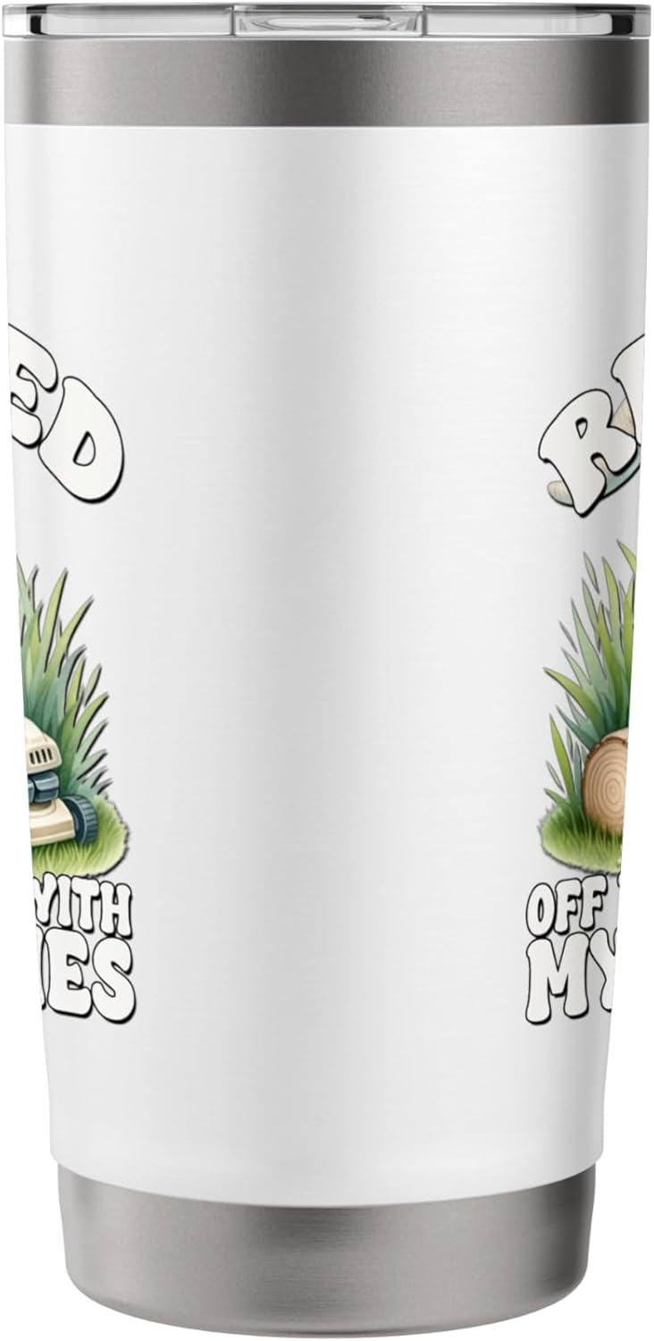 Funny Retirement Sayings For Gardener Lawn Care Garden Gnome Stainless Steel Insulated Tumbler