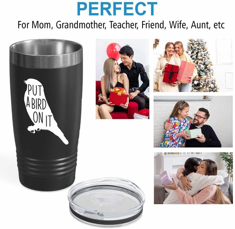 Bird Lover Black Edition Viking Tumbler 20oz - Put a Bird on it - Humm