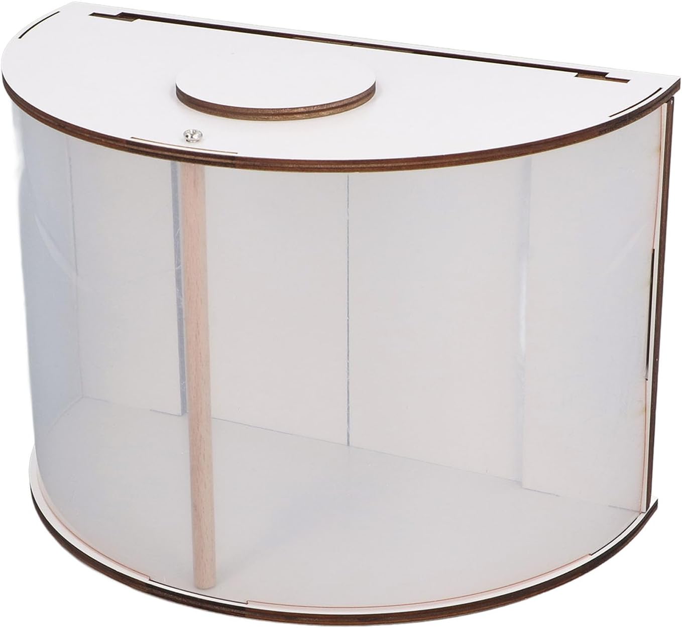 Fockety Window Bird Feeder, 180° Clear View Wooden Transparent Bird Ho