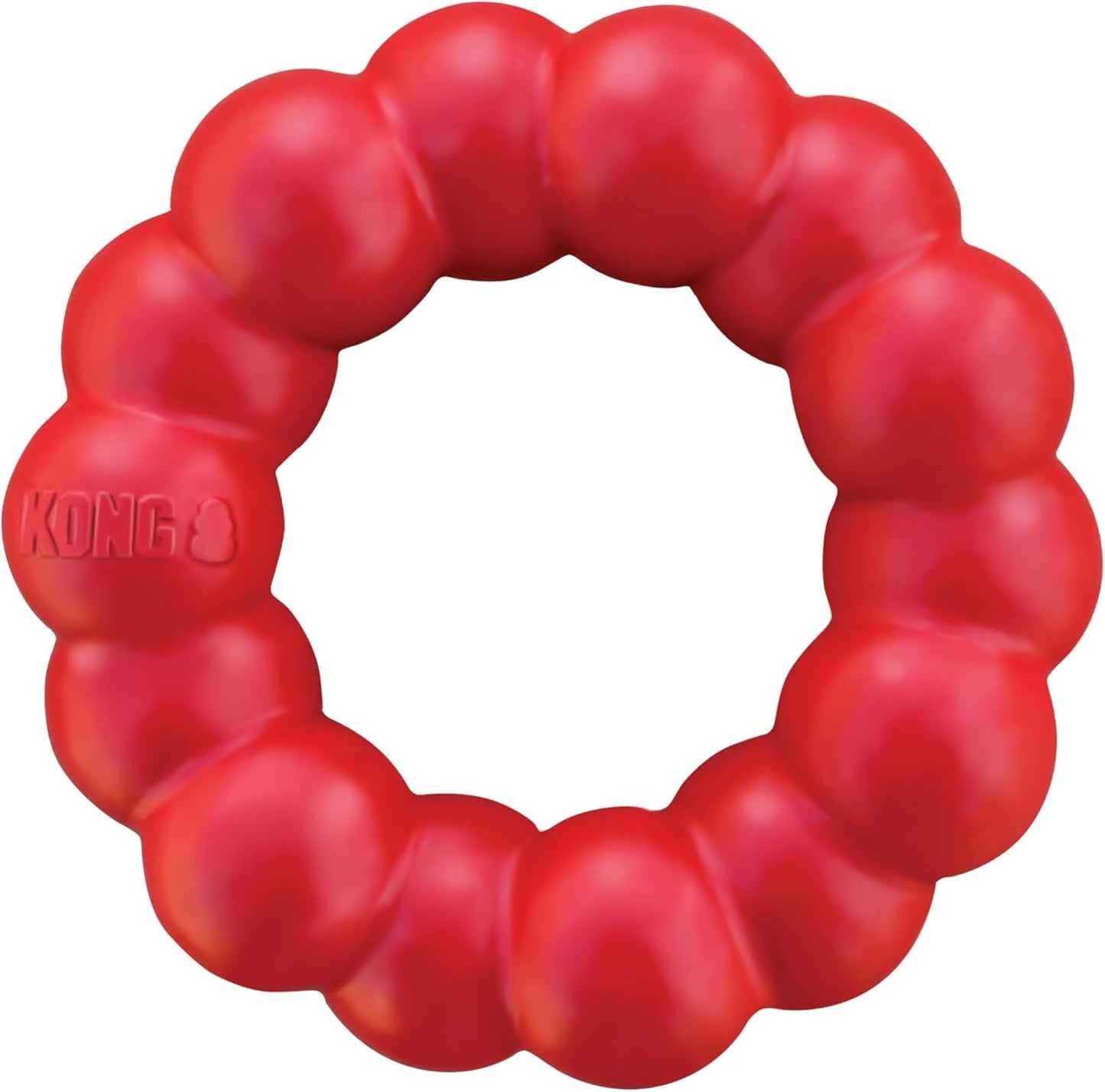 KONG Ring - Natural Rubber Ring Toy for Healthy Chewing Habits - Chew 