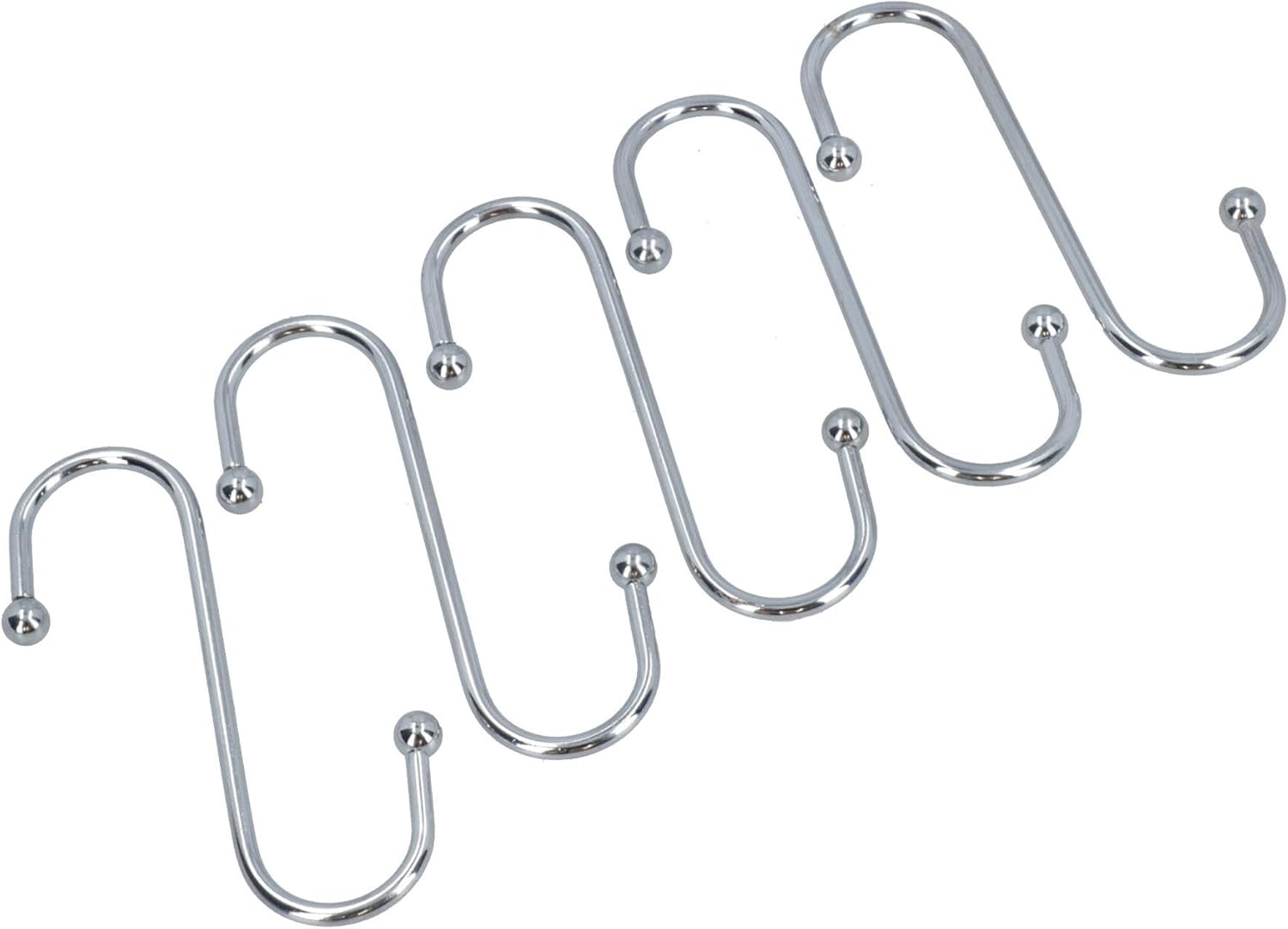 S Hook Stainless Steel for Home Kitchen Garden Garage Tools 5pc Set TE
