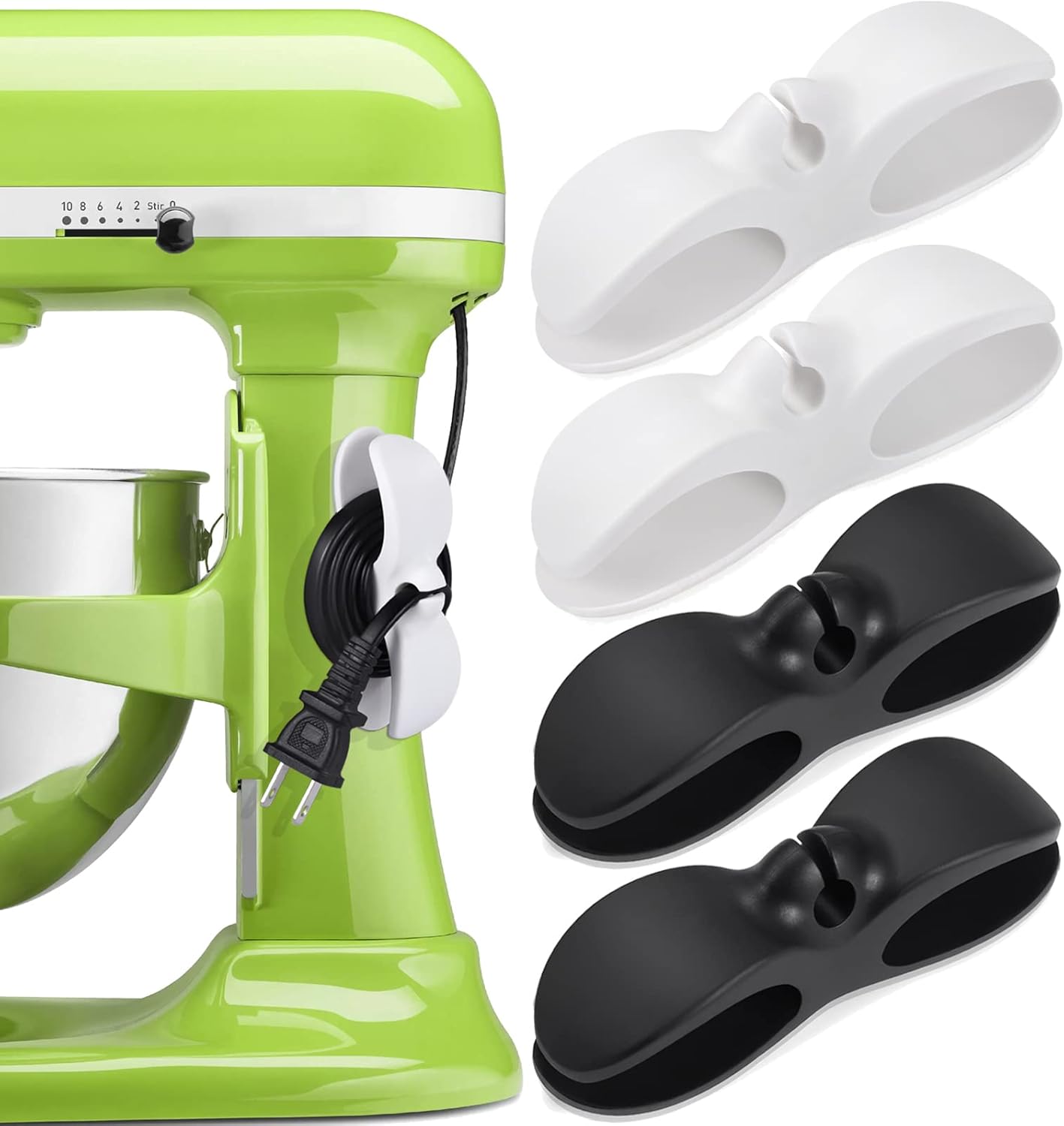 Cord Organizer for Appliances, 4PCS Kitchen Appliance Cord Winder Cabl
