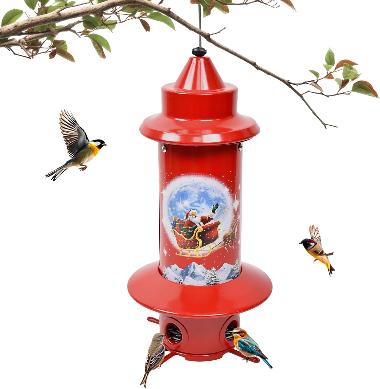Squirrel Proof Bird Feeders, Long Lasting Bird Feeder for Outdoors, Re